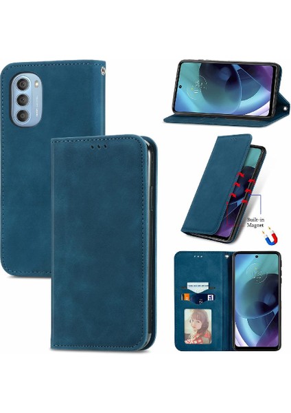 Moto G51 Aşk Cüzdan Fermuar Kordon Deri Kılıf Için Kılıf (Yurt Dışından)