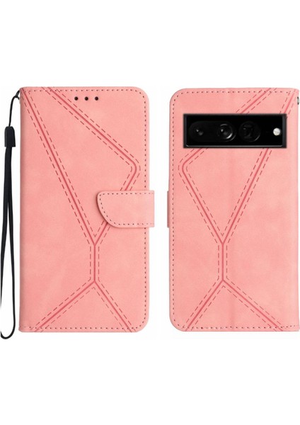 Google Piksel 7 Pro Telefon Kılıfı Için Kılıf Dikiş Kabartmalı Yüksek Kaliteli Tpu (Yurt Dışından)