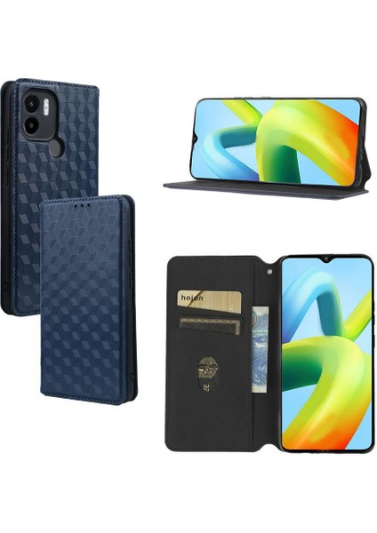 Xiaomi Redmi A1 Artı Pu Deri 3D Desen Cüzdan Kart Yuvaları (Yurt Dışından)