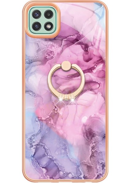 Samsung Galaxy A22 5g Tampon 360 &deg; Dönebilir Halka Mermer Tpu Için Kılıf (Yurt Dışından) fırsatları