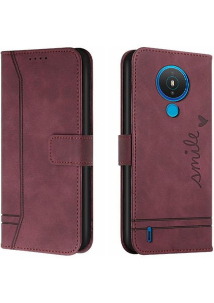 Nokia 1.4 Flip Folio Cüzdan Manyetik Kapatma Kart Yuvaları Pu Için Telefon Kılıfı (Yurt Dışından) indirimleri