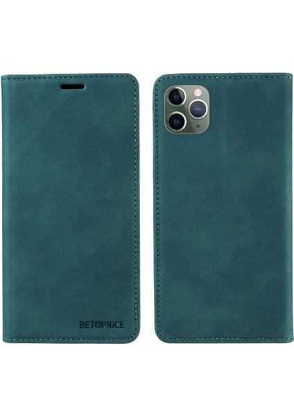 Iphone 11 Için Kılıf Pro Manyetik Folio Cüzdan Koruyucu Pu Deri (Yurt Dışından)