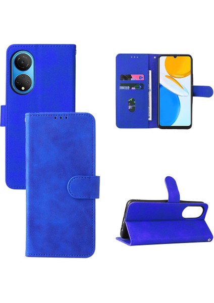 Kart Tutucu Kickstand Deri Folio Flip Case ile Onur X7 Için Kılıf (Yurt Dışından)