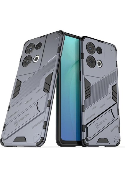 Oppo Oppo 8 Pro 5g Koruyucu Kapak Için Kılıf Kickstand Sağlam Askeri (Yurt Dışından)