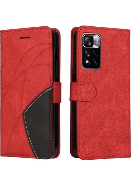 Xiaomi Redmi Için Not 11 Pro Artı Pu Deri Flip Folio Kılıf ile (Yurt Dışından) modelleri
