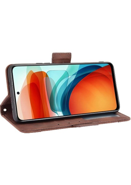 Xiaomi Poco M4 Pro Ayarlanabilir Ayrılabilir Kart Tutucu Manyetik Kapatma Deri Cüzdan Kapak (Yurt Dışından)