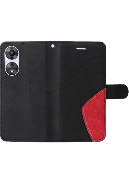 Kart Yuvası Standı Kickstand Koruyucu Iki Renkli Oppo Oppo 5g Için Kılıf (Yurt Dışından)