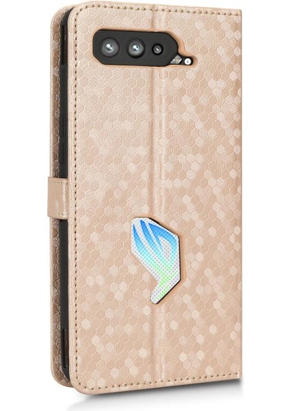 Asus Rog Telefon 5 Için Geometrik Desen Manyetik Toka Deri Cüzdan (Yurt Dışından) fiyatları
