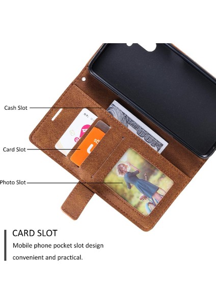 Samsung Galaxy Case 5g Kart Tutucu Için Kickstand Darbeye Cüzdan Pu (Yurt Dışından)