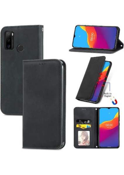 Ulefone Not 10 Için Kılıf Deri Kılıf Cüzdan Basit Iş Darbeye (Yurt Dışından)
