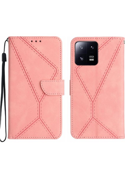 Xiaomi 13 Pro Telefon Kılıfı Dikiş Kabartmalı Yüksek Kaliteli Tpu Yumuşak (Yurt Dışından)