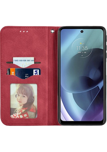 Moto G51 Aşk Cüzdan Fermuar Kordon Deri Kılıf Için Kılıf (Yurt Dışından) fırsatları