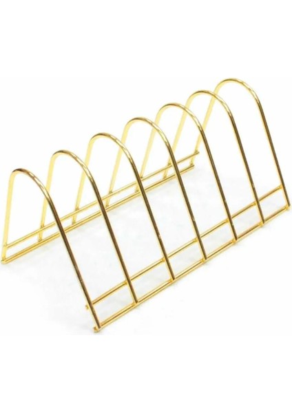 Metal Ferforje Gold Tabak Standı-6'lı Gold Stand
