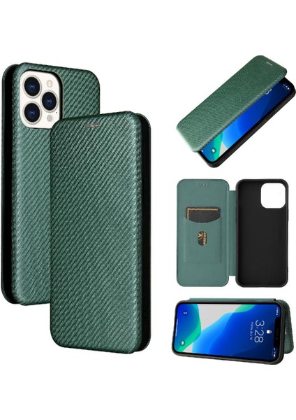 IPhone 13 Için Kılıf Pro Max Deri Folio Flip Case ile Tam Koruma (Yurt Dışından)
