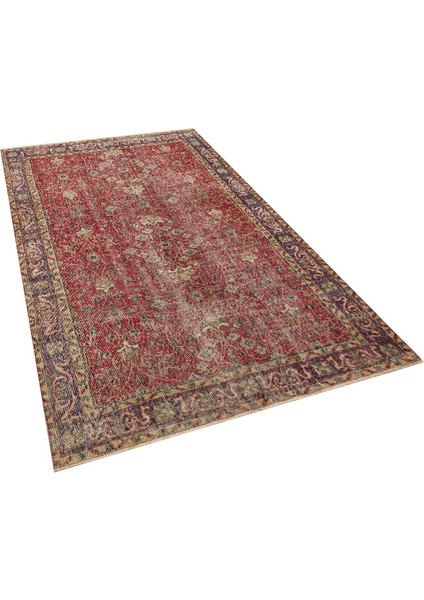 El Dokuma Vintage Eskitme Halı 150X251 cm 10355