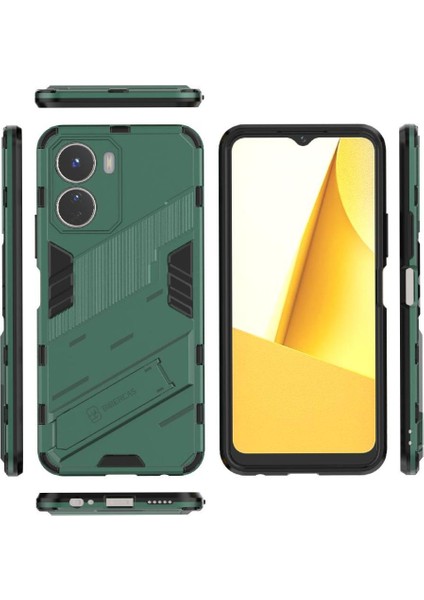 Vıvo Y16 4g Koruyucu Kapak Için Kılıf Sağlam Askeri Kickstand (Yurt Dışından)