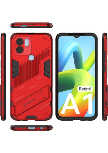 Xiaomi Redmi A1 Artı Kickstand Sağlam Askeri Koruyucu Kapak (Yurt Dışından) fiyatları