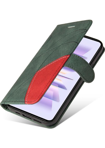 Xiaomi Poco F5 Pro Iki Renkli Dikiş Kickstand Koruyucu Pu (Yurt Dışından) fırsatları