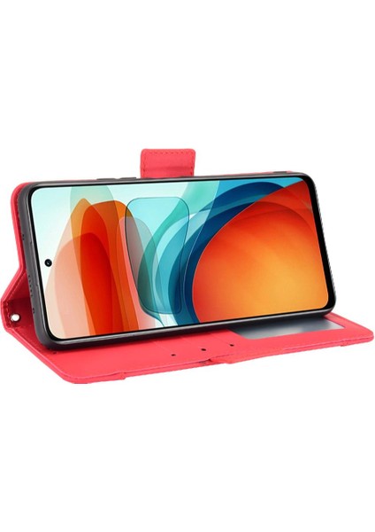 Xiaomi Poco M4 Pro Ayarlanabilir Ayrılabilir Kart Tutucu Manyetik Kapatma Deri Cüzdan Kapak (Yurt Dışından)