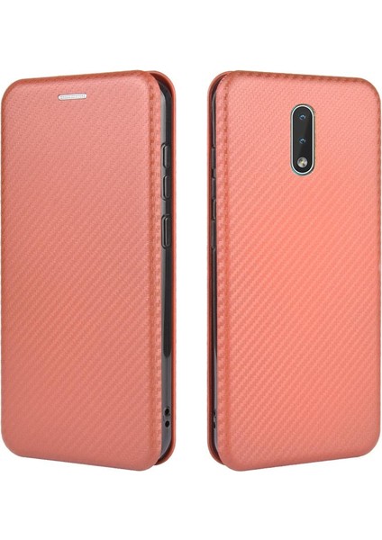 Kart Tutucu Kickstand Tam Koruma Manyetik ile Nokia 2.3 Için Kılıf (Yurt Dışından)