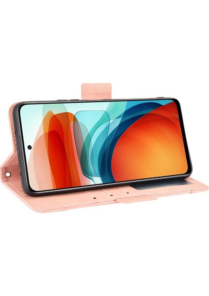 Xiaomi Poco M4 Pro Ayarlanabilir Ayrılabilir Kart Tutucu Manyetik Kapatma Deri Cüzdan Kapak (Yurt Dışından)