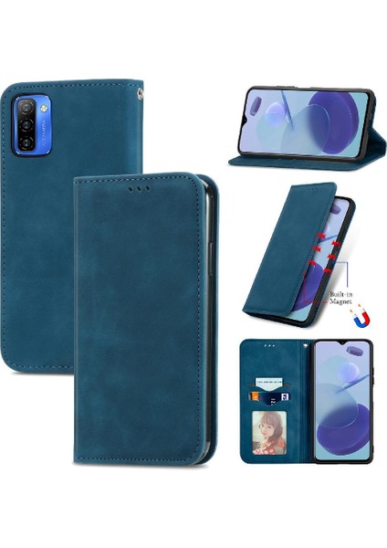 Ulefone Not 12P Için Kılıf Cüzdan Kapak Kapak Basit Iş Deri Kılıf (Yurt Dışından)