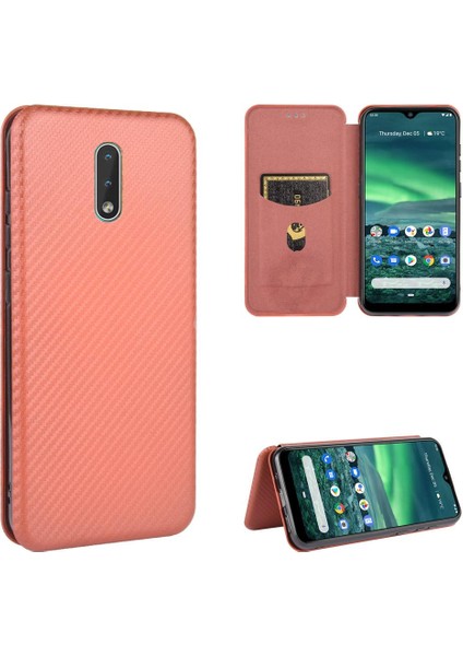 Kart Tutucu Kickstand Tam Koruma Manyetik ile Nokia 2.3 Için Kılıf (Yurt Dışından) fırsatları