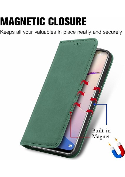 Oukitel C21 Pro Kordon Fermuar Deri Kılıf Cüzdan Için Kılıf Basit (Yurt Dışından)