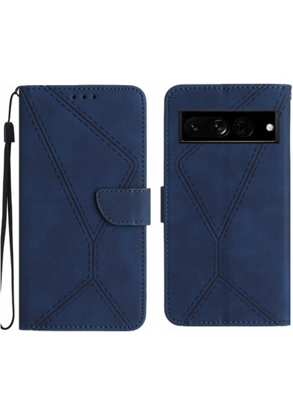 Google Piksel 7 Pro Telefon Kılıfı Için Kılıf Dikiş Kabartmalı Yüksek Kaliteli Tpu (Yurt Dışından)