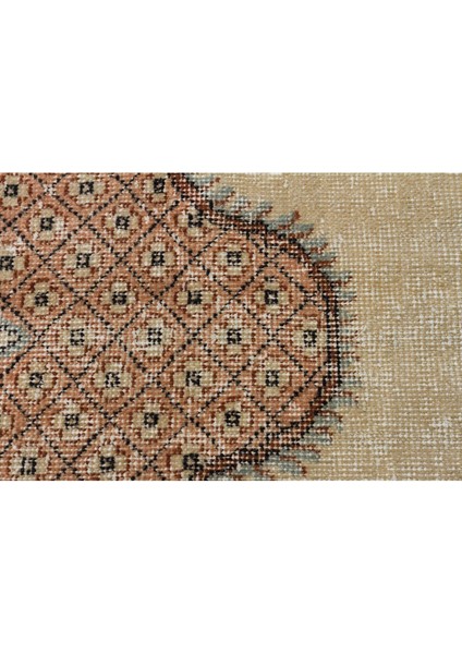 El Dokuma Vintage Eskitme Halı 156X255 cm 10389