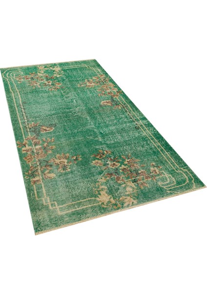 Benzersiz Vintage Eskitme Halı 114X203 cm 10347