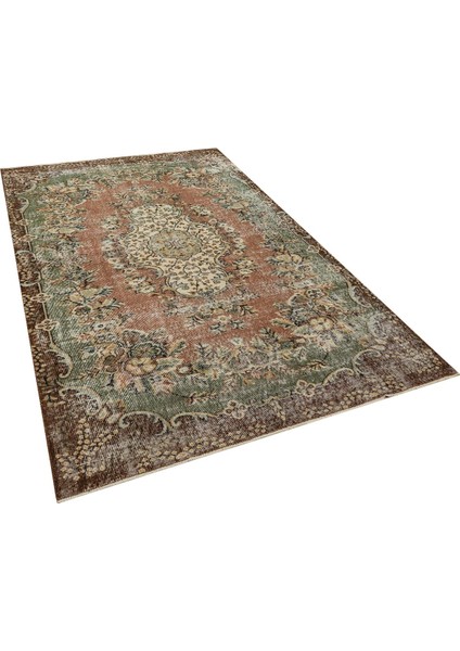 El Dokuma Vintage Eskitme Halı 170X255 cm 10353