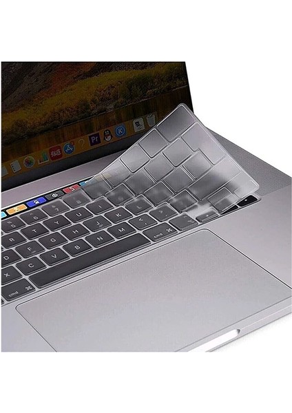 Macbook Pro 16 Inç M3 / M3 Pro / M3 Max A2991 Uyumlu Koruma Kılıf + Şeffaf Klavye Kılıfı +Film