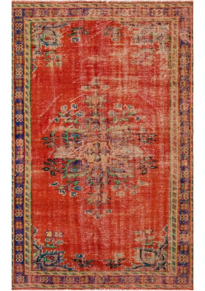 Benzersiz Vintage Eskitme Halı 145X230 cm 10373