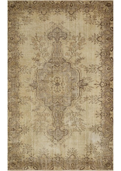 El Dokuma Vintage Eskitme Halı 173X273 cm 10368