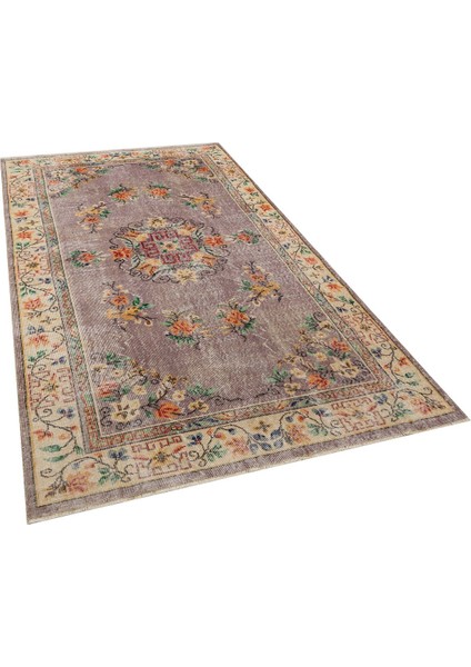 El Yapımı Vintage Eskitme Halı 166X276 cm 10377