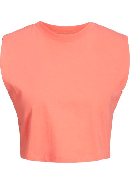 Bayan Bisiklet Yaka Kadın Crop T-Shirt 12224211 indirimleri