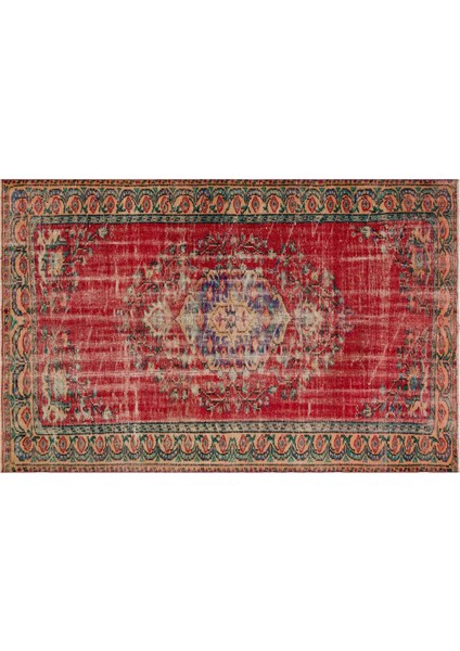 Benzersiz Vintage Eskitme Halı 161X255 cm 10375