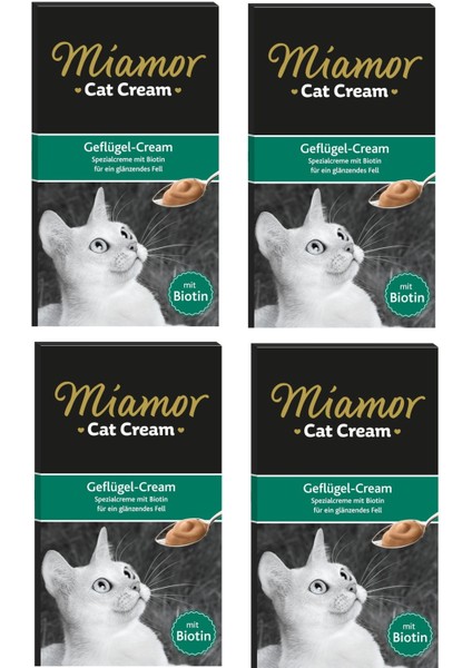 Cream Kümes Hayvanlı Kedi Ödülü 6 x 15 gr. 4 Lü Paket