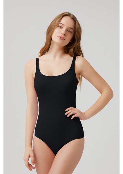 Jabo Yuvarlak Yaka Mayo Siyah