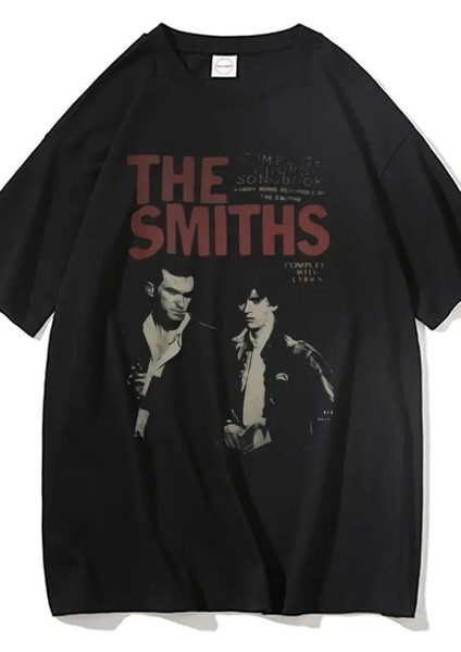 Siyah Vintage The Smiths Unisex T-Shirt fiyatları