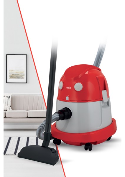 tufan 20 Litre Geniş Hazneli 2200 Watt Islak Kuru Toz Torbalı Süpürge Elektrikli Süpürge indirimleri