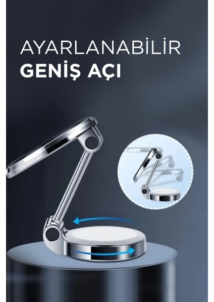 JX-027 Ayarlanabilir Portatif Telefon Tutucu Masaüstü Telefon Standı Siyah