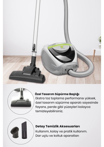 Gm-7535 Yıldız Elektrikli Süpürge