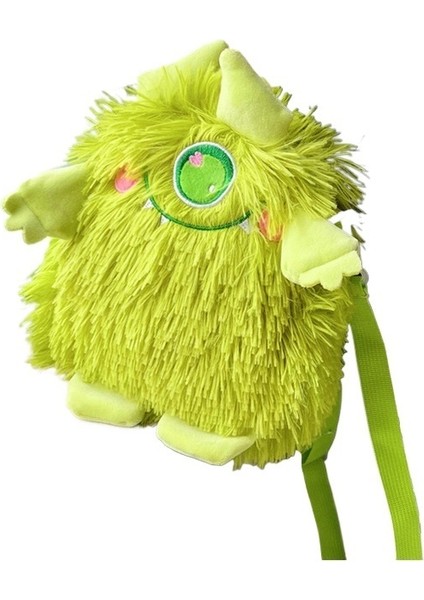 Yeni Peluş Çanta Canavar Küçük Omuz Çantası Şönil Pençe Makinesi Kız Bebek (Yurt Dışından)