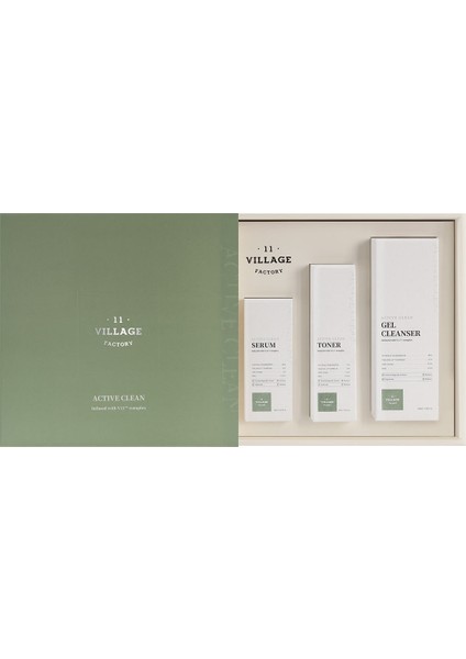 Village 11 Factory Active Clean Set - Aha & Bha Vegan Set