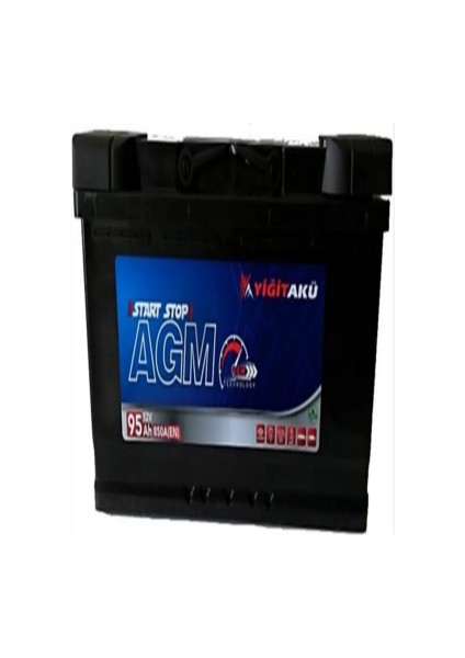 12V 95 Amper Agm Start-Stop Yiğit Akü. Güncel-Yeni Üretim.!!