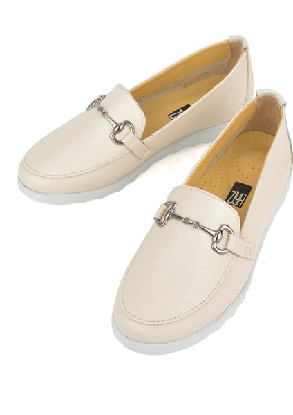 Ziya, Kadın Hakiki Deri Günlük Ayakkabı 1411022Z2072 Bej indirimleri