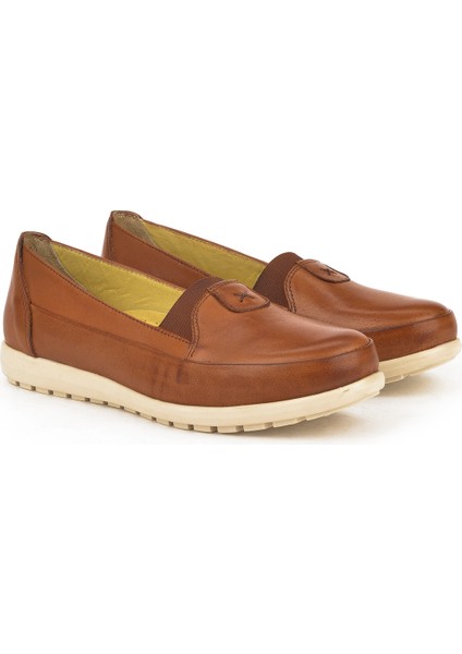 Ziya, Kadın Hakiki Deri Günlük Ayakkabı 1411022Z7341 Taba fiyatları