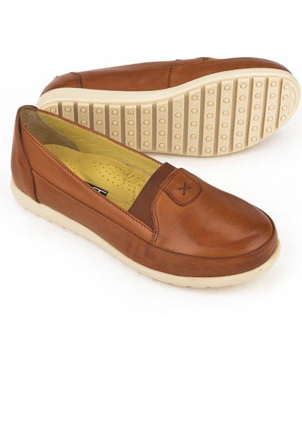 Ziya, Kadın Hakiki Deri Günlük Ayakkabı 1411022Z7341 Taba fırsatları